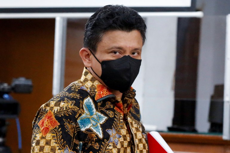 Ferdy Sambo, a former Indonesian police general embroiled in a murder scandal, attends his trial at South Jakarta District court