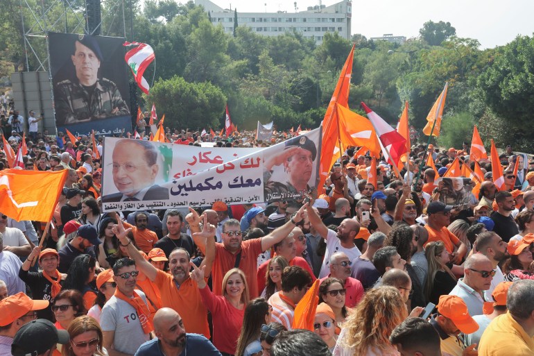 Lebanon’s President Michel Aoun leaves office amid crisis | News