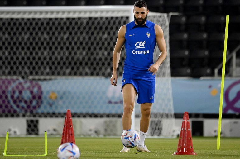 Benzema injured on return to full training for France |  Qatar World Cup 2022 News |  Al Jazeera