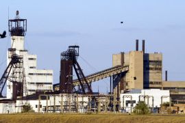 A general view of the Lenin coal mine in the town of Shakhtinsk, some 200 kilometres south of the Kazakh capital Astana