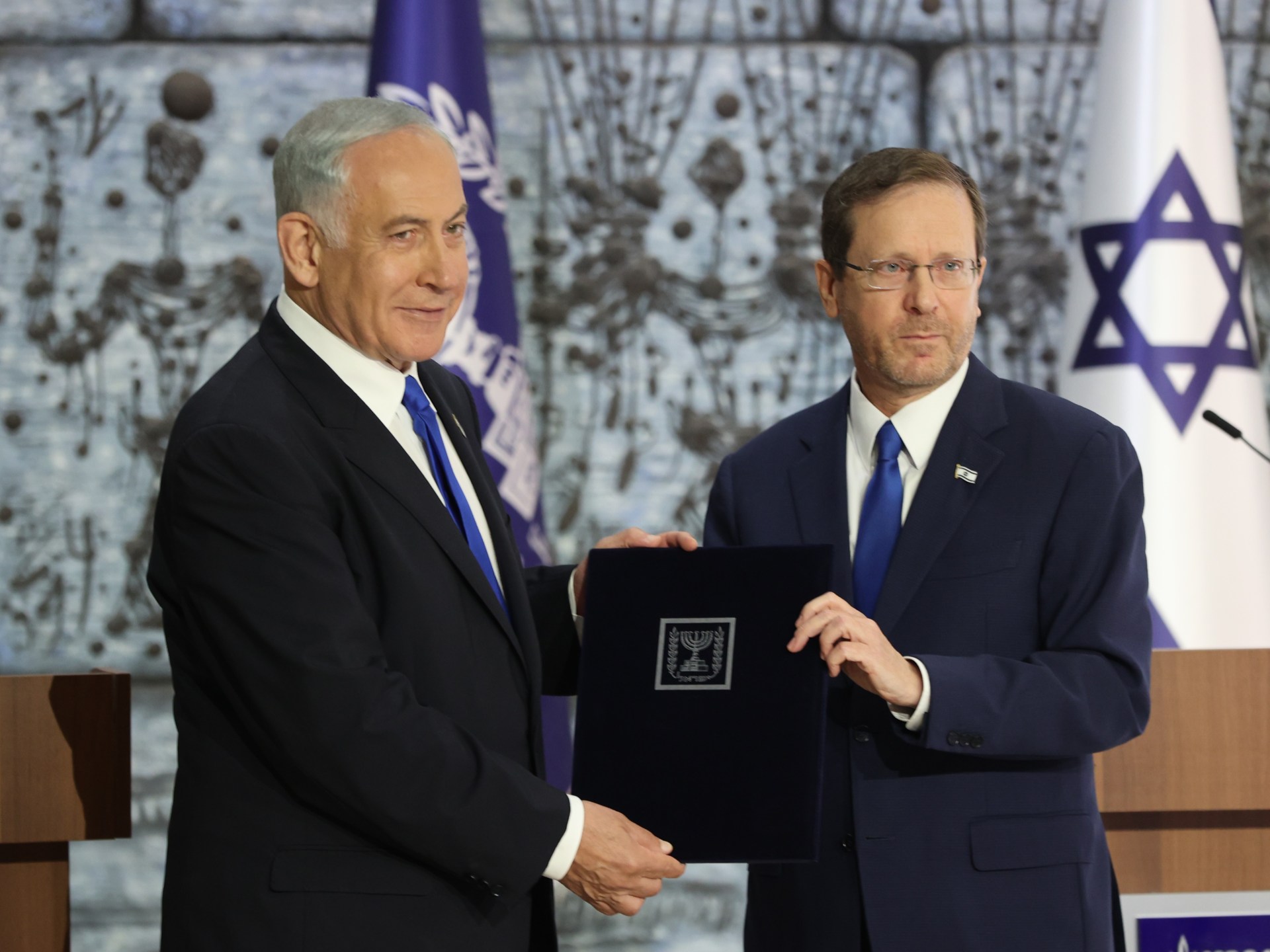 Netanyahu formally tasked with forming Israel’s new authorities
