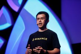 The SEC has accused Binance and its CEO, Changpeng Zhao, of running an illegal crypto exchange in the US [File: Darrin Zammit Lupi/Reuters]