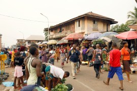 People visit the popular Onitsha main market in Onitsha, Nigeria