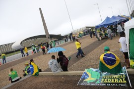 pro-bolsonaro protesters gather in brasilia