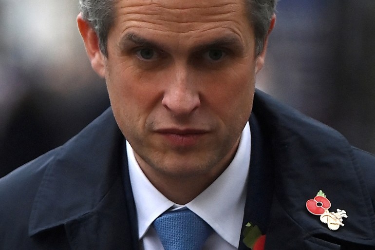 British Minister of State without Portfolio, Gavin Williamson.