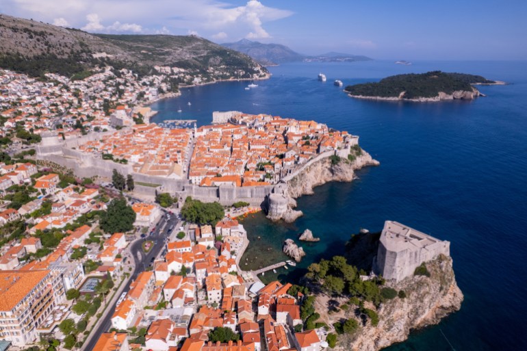 A general view of Dubrovnik, Croatia
