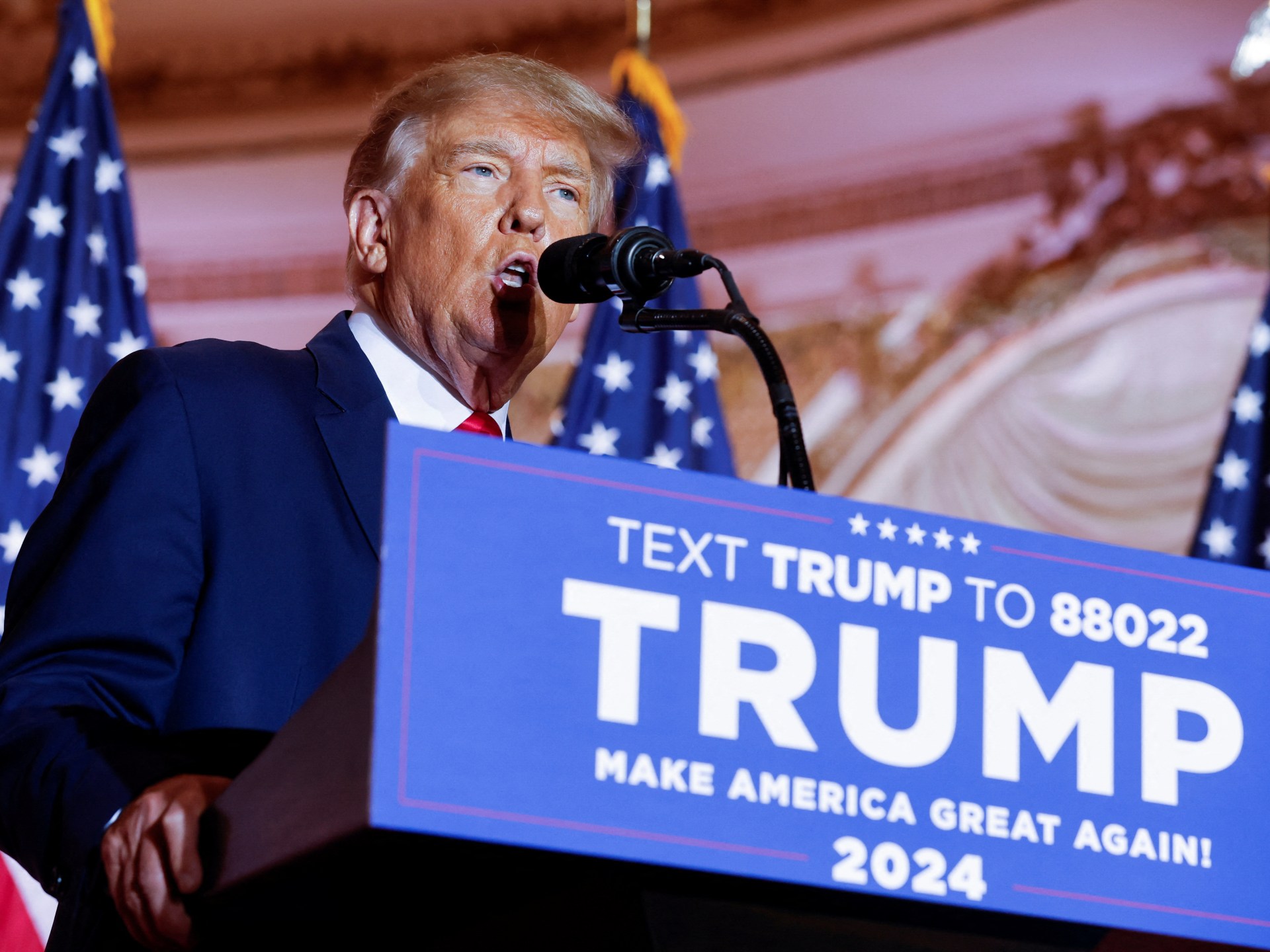 Donald Trump ogłasza kandydaturę na prezydenta w 2024 r. |  Wiadomości Donalda Trumpa