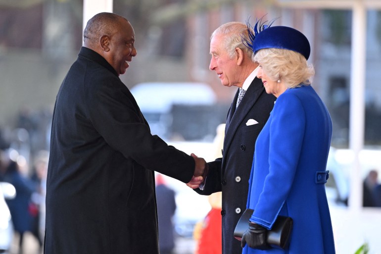 King Charles hosts South Africa’s Ramaphosa for first state visit