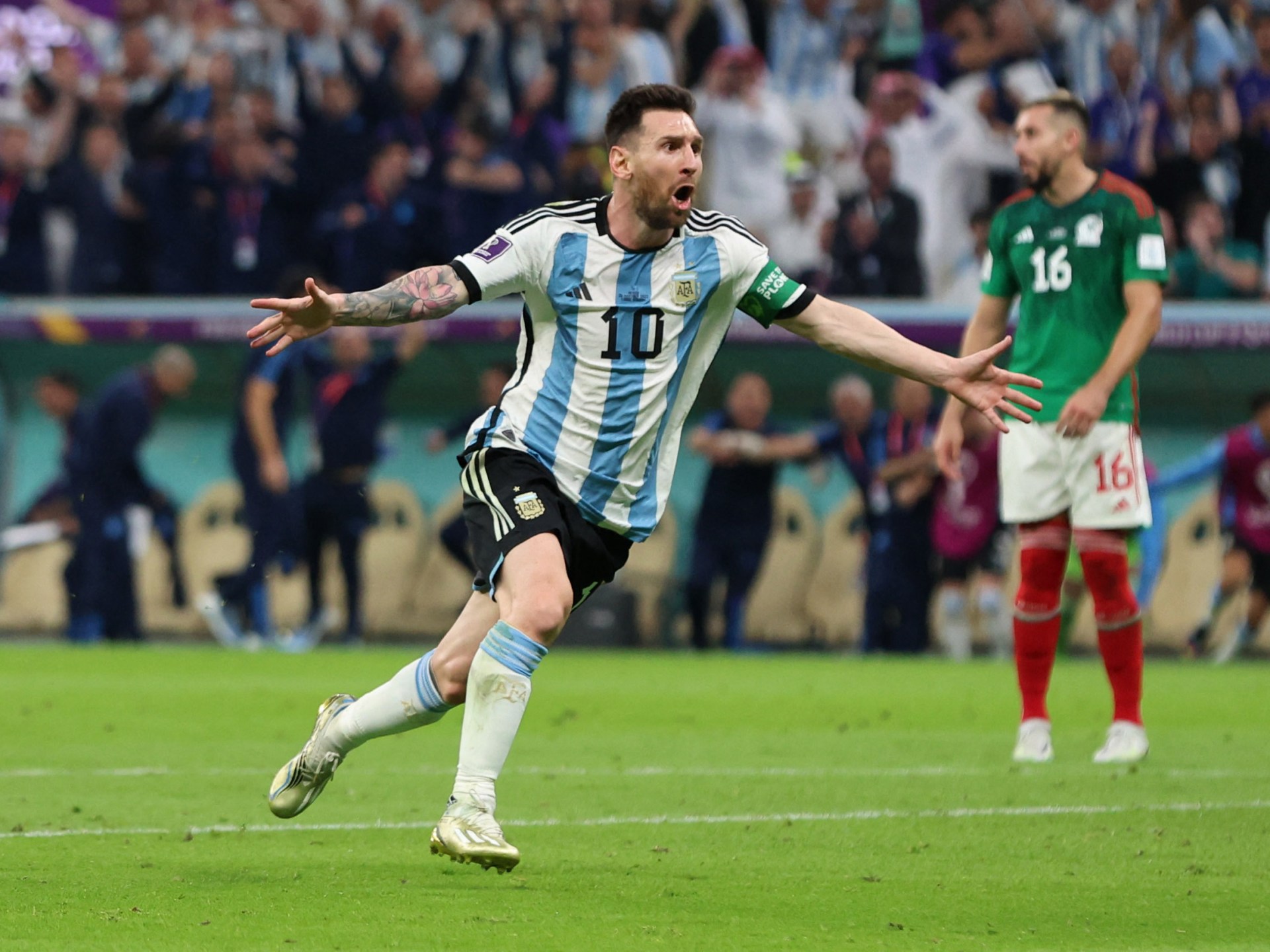 Messi keeps Argentina’s World Cup hopes alive with sublime strike ...