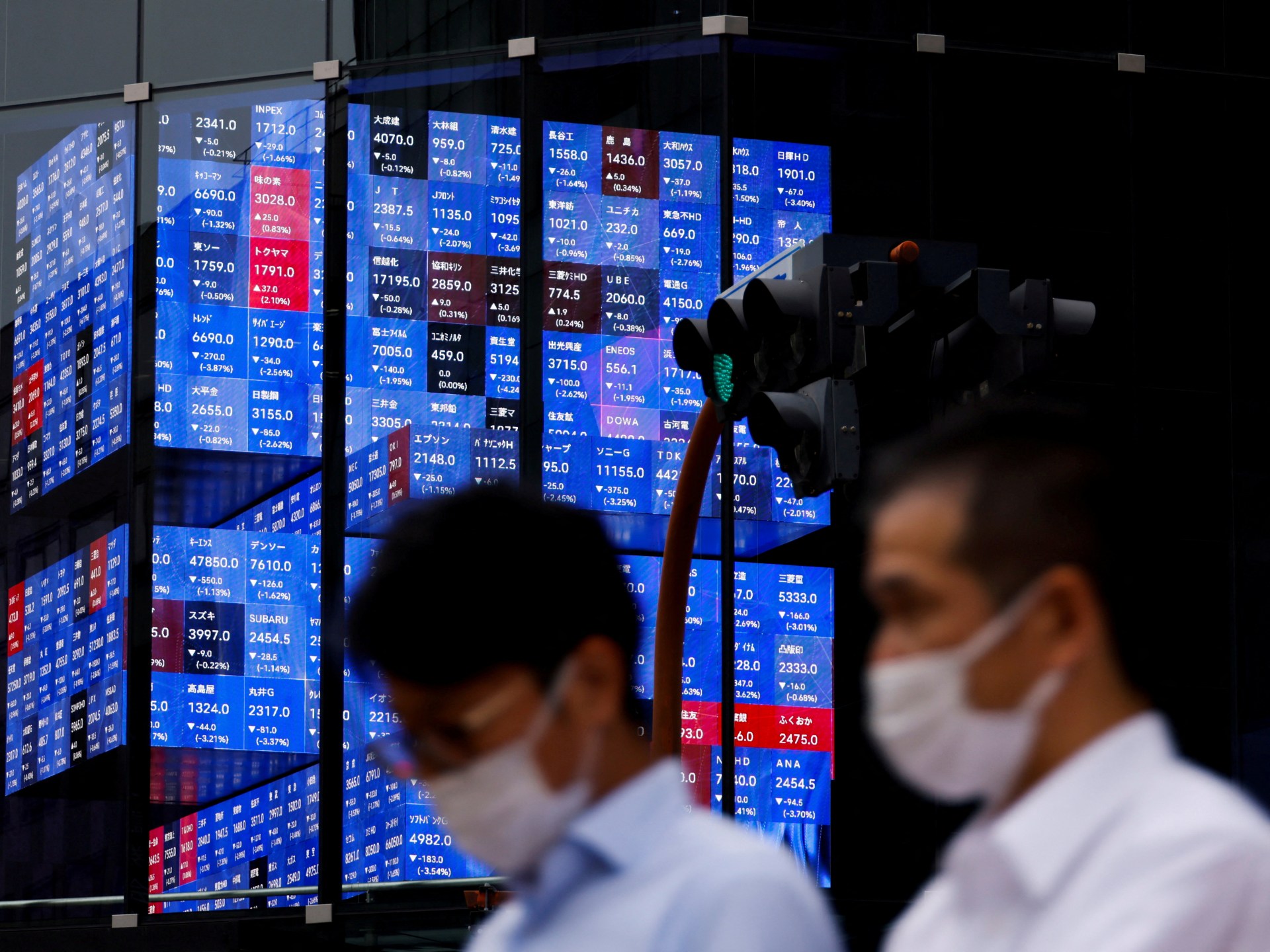중국 시위에 대한 긴장 완화로 아시아 증시 상승 |  금융 시장