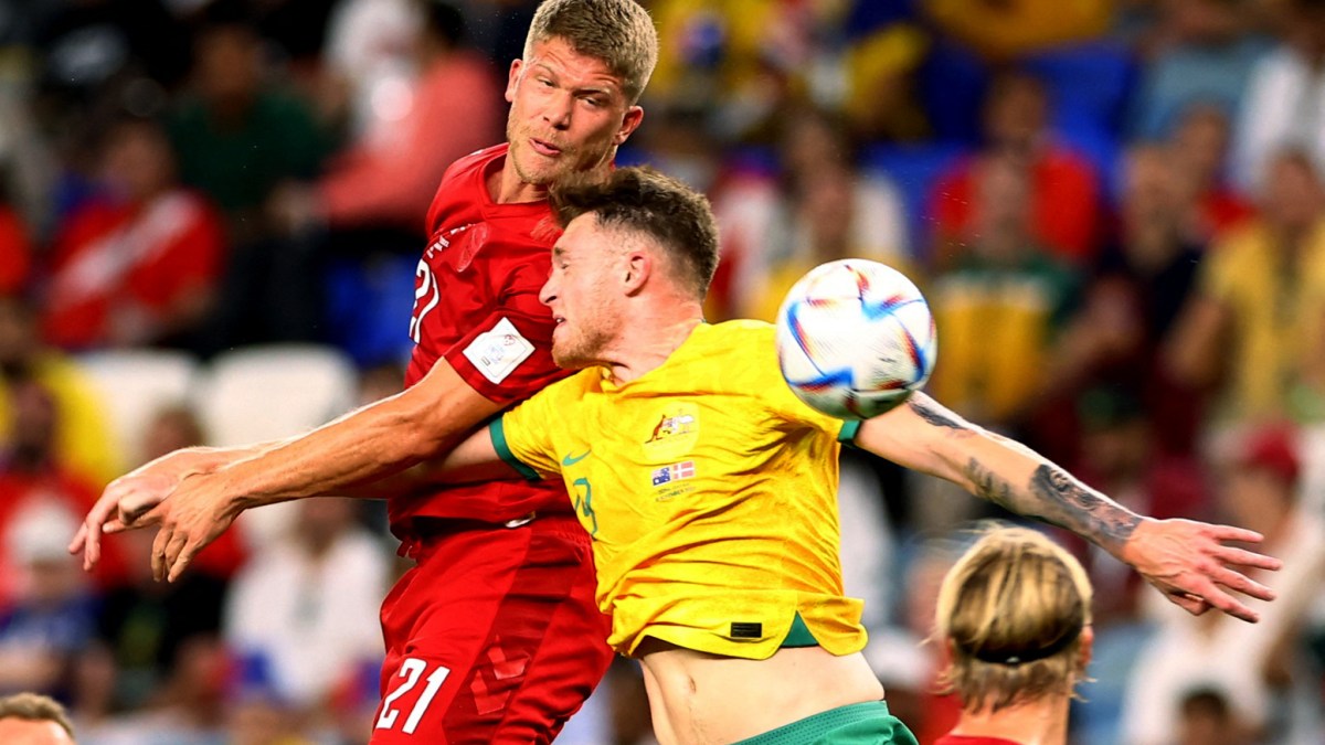 Photographs: Australia stun Denmark, declare place in World Cup final 16