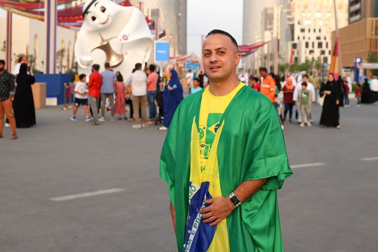 37-year-old teacher Ismael Cadus is a Palestinian born in Brazil