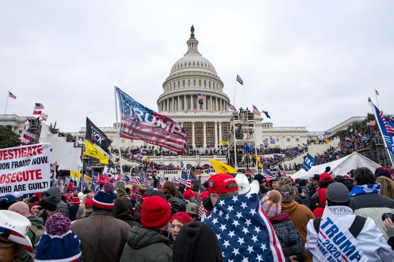 On January 6, 2021, protesters attempted to stop the Electoral College vote count that would declare Joe Biden the winner of the US 2020 presidential elections.