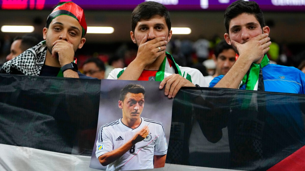 World Cup fans remind Germany of racism towards ex-teammate Ozil