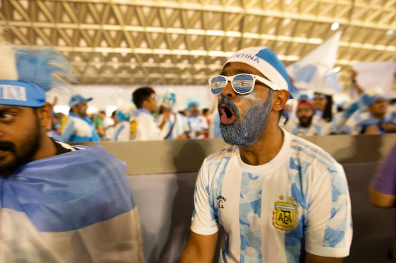 Messi Argentina fans