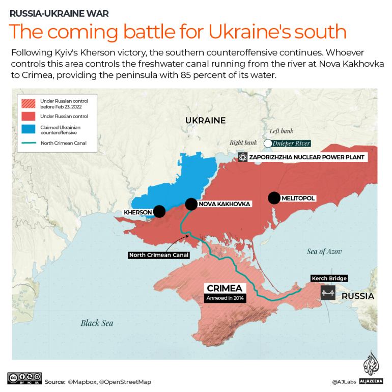 INTERACTIVE- Ukraine in the south