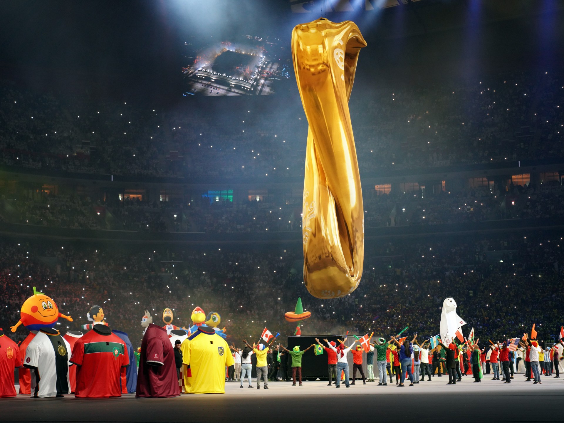 Photos: Spectacular opening ceremony kicks off World Cup in Qatar – Al Jazeera English