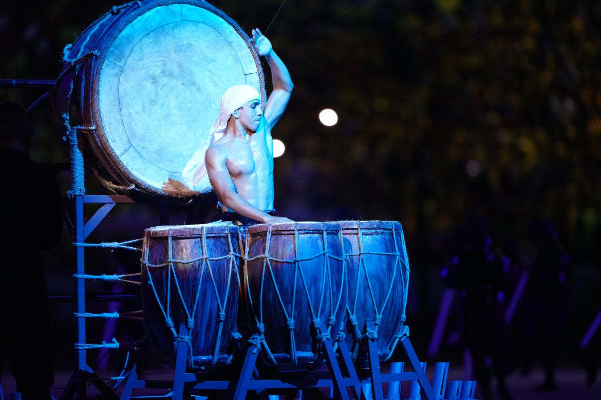 Drummer, opening ceremony