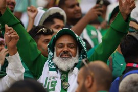 Saudi fans create an atmosphere that is among the most impressive in world football [Sorin Furcoi/Al Jazeera]