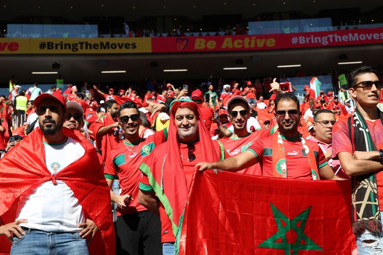Fans at Al Bayt stadium ahead of Morocco vs Croatia, Group C, FIFA World Cup 2022, November 23, Qatar [Showkat Shafi/ Al Jazeera]