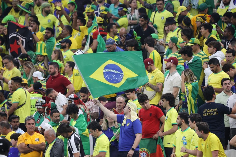 фанаты Бразилии