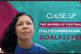 A goalkeeper defies expectations by starting her football career at 48 in Naples, the city of the legendary Maradona.