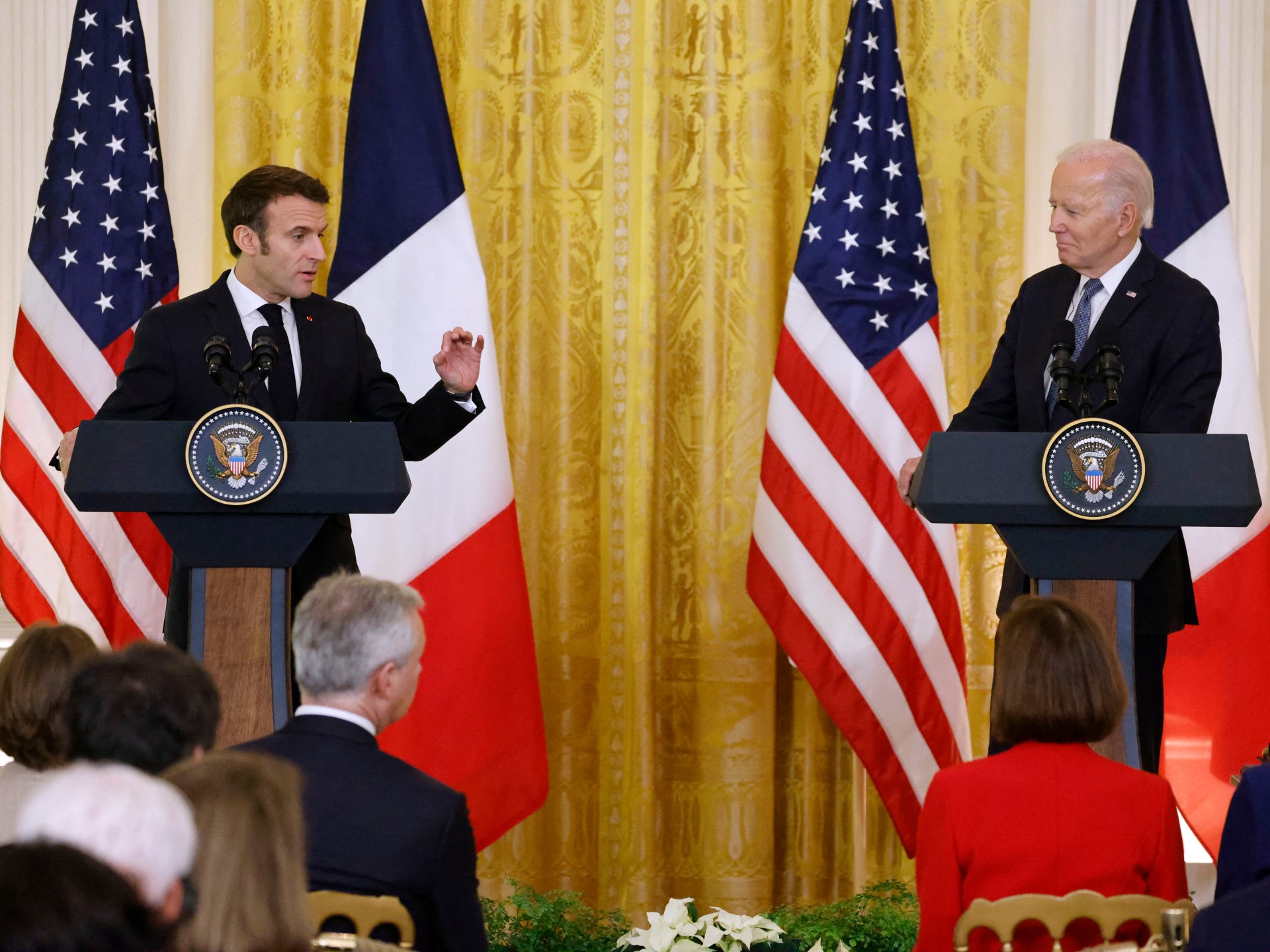 US and France pledge Ukraine assist amid Russia’s ‘brutal’ warfare