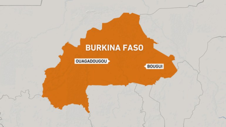 Kaart Burkina Faso