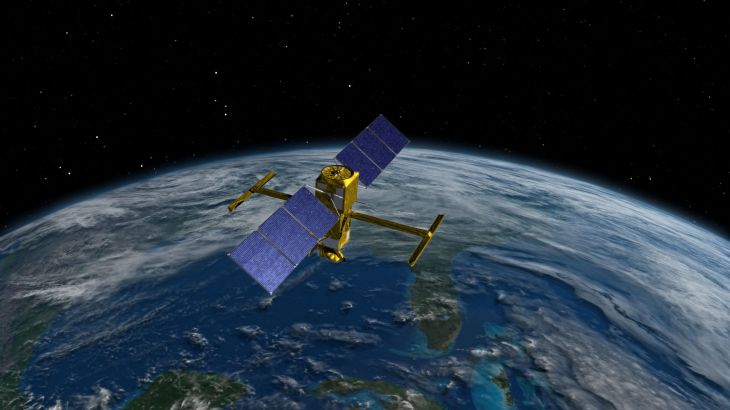 The advanced radar SWOT satellite, short for Surface Water and Ocean Topography and designed and built at NASA's Jet Propulsion Laboratory (JPL) near Los Angeles, is seen in an artist's rendition created in February 2015. NASA/Handout via REUTERS THIS IMAGE HAS BEEN SUPPLIED BY A THIRD PARTY.