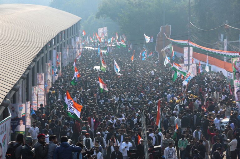 India Congress march