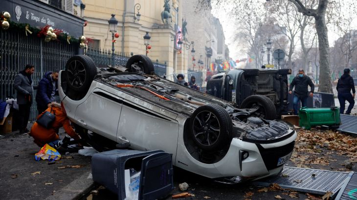 Riots in Paris after attack