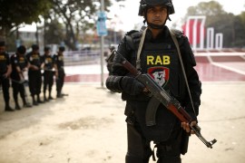 Human rights groups accuse the RAB of involvement in extrajudicial killings and forced disappearances [File: Abir Abdullah/EPA]
