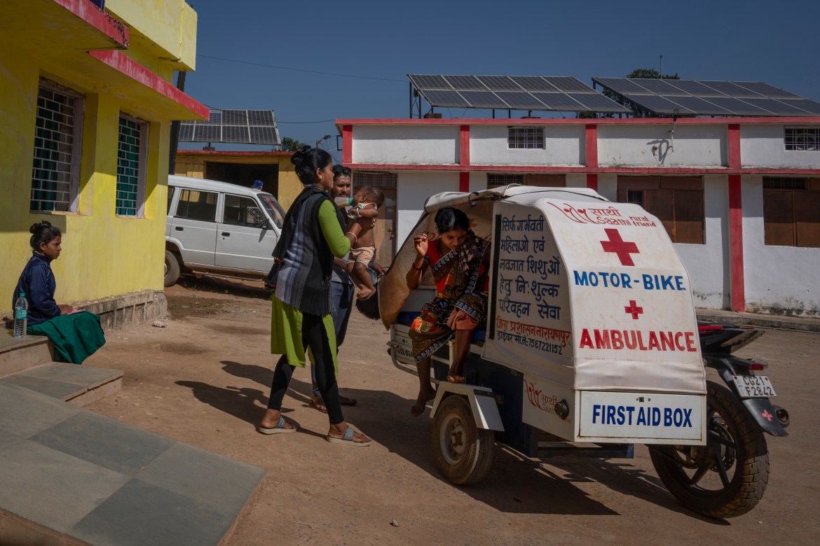 India Motorbike Ambulance