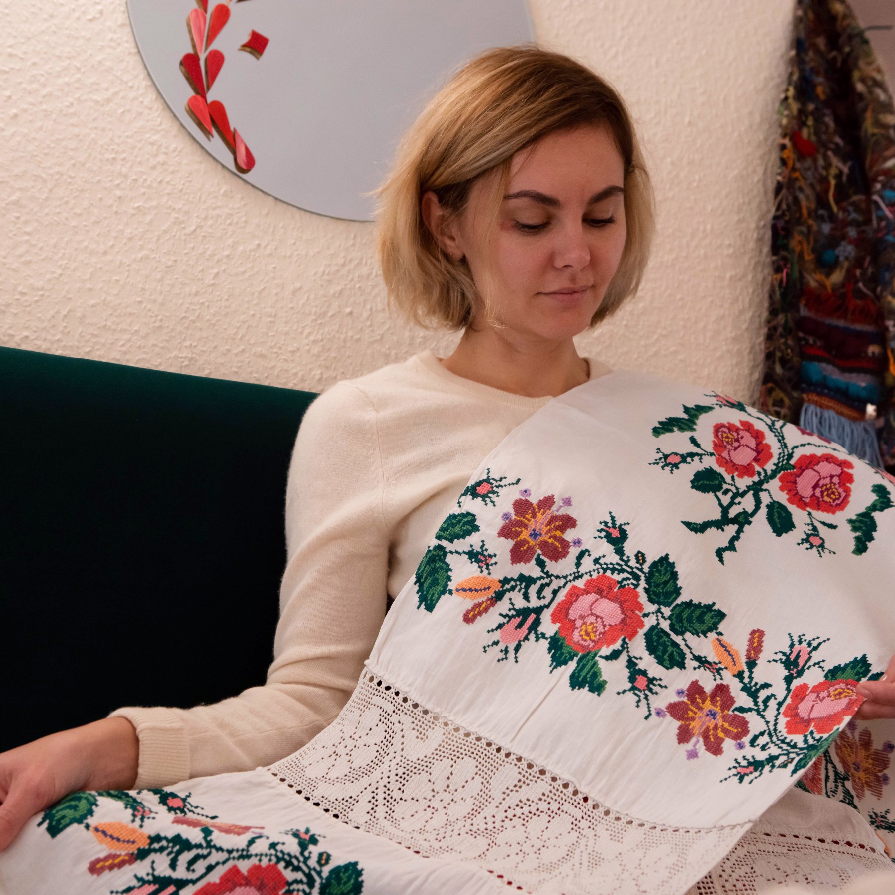 The Ukrainians using embroidery to stand up to Russia
