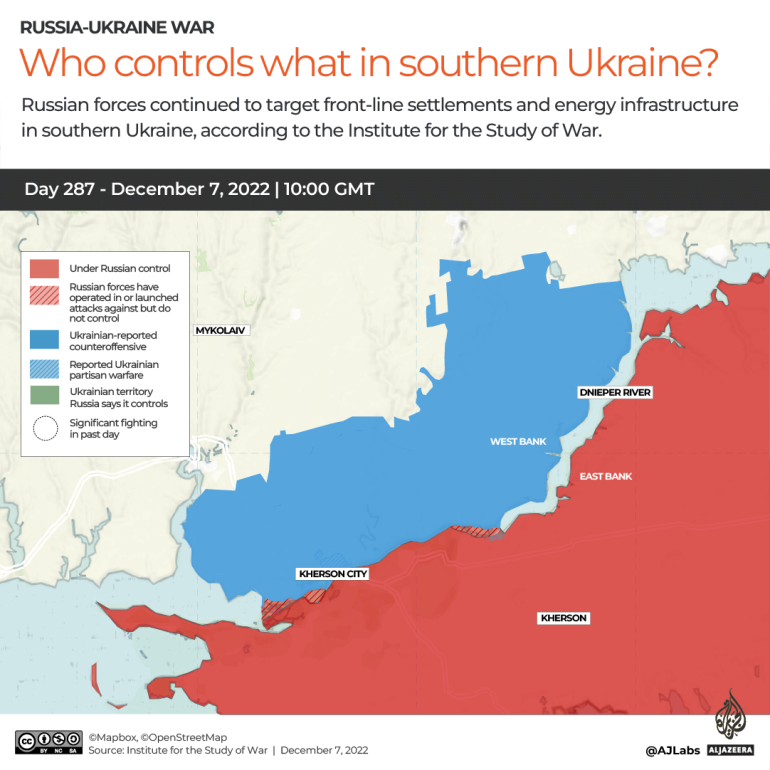 INTERACTIVE-WHO CONTROLS WHAT IN SOUTHERN KHERSON 287
