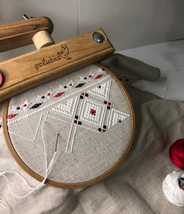 Defiant embroidery