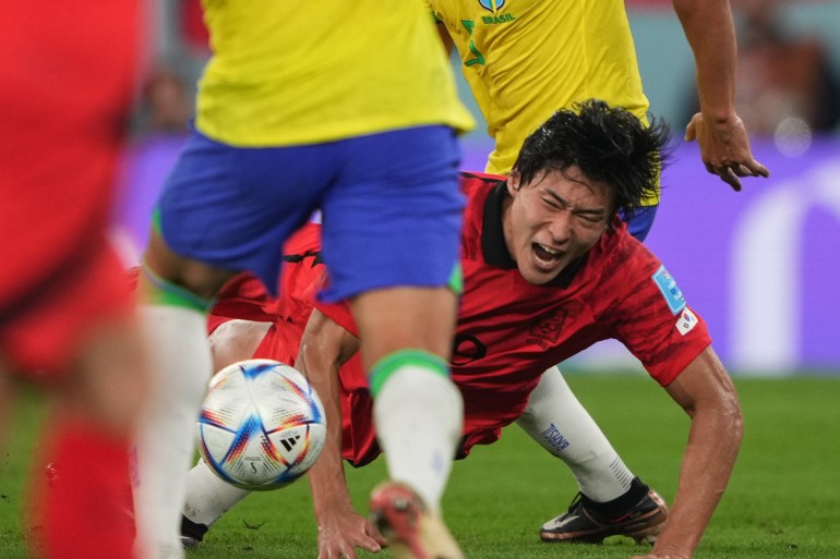 Brazil v South Korea, FIFA World Cup 2022, December 5, Stadium 974 [Sorin Furcoi/Al Jazeera]