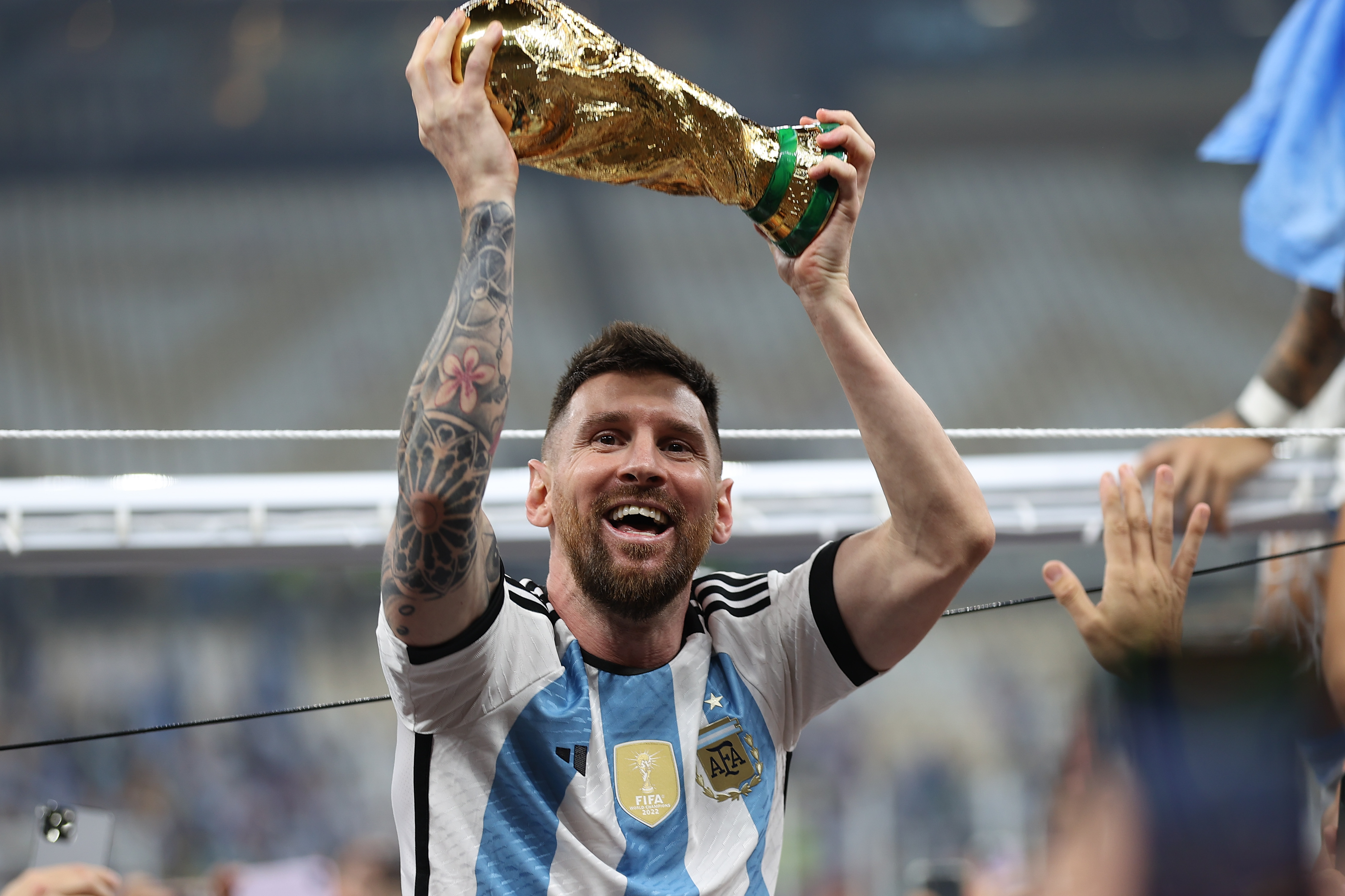 Photos Messi and Argentina lift World Cup after win over France Qatar World Cup 2022 News Al Jazeera