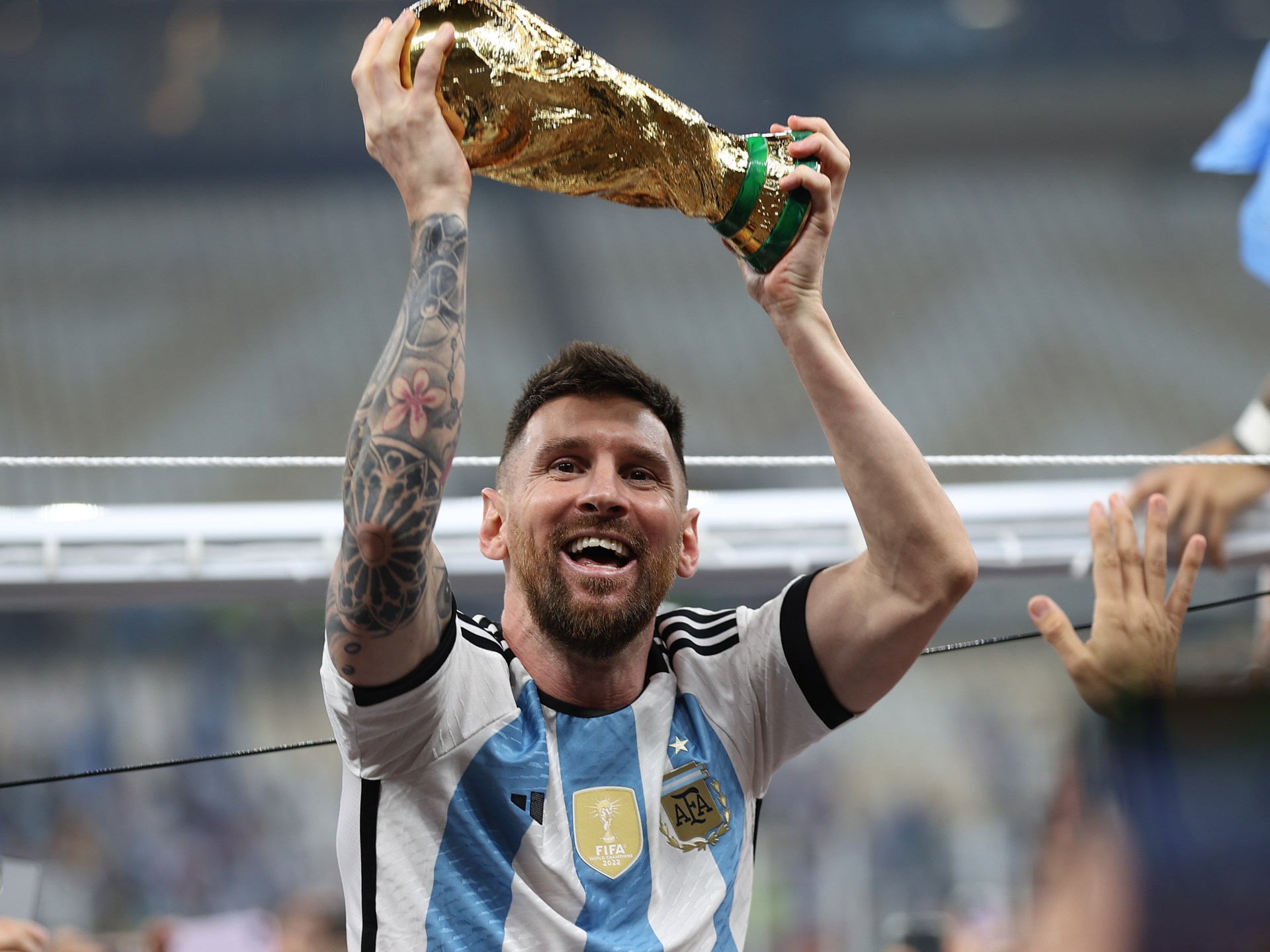 Photos: Messi et l’Argentine soulèvent la Coupe du monde après leur victoire contre la France |  Actualités Coupe du Monde Qatar 2022
