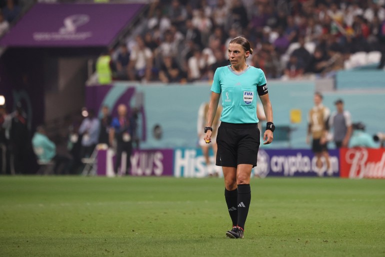 Frappart becomes first woman to referee at men’s World Cup