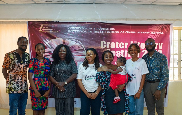 A cross-section of participants at the Crater Literary Festival