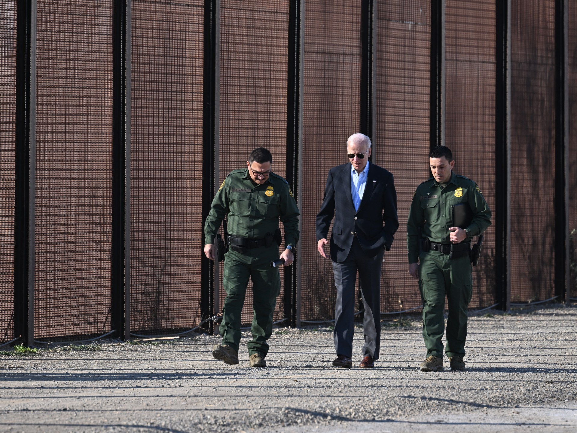 Biden makes first go to to US-Mexico border since taking workplace