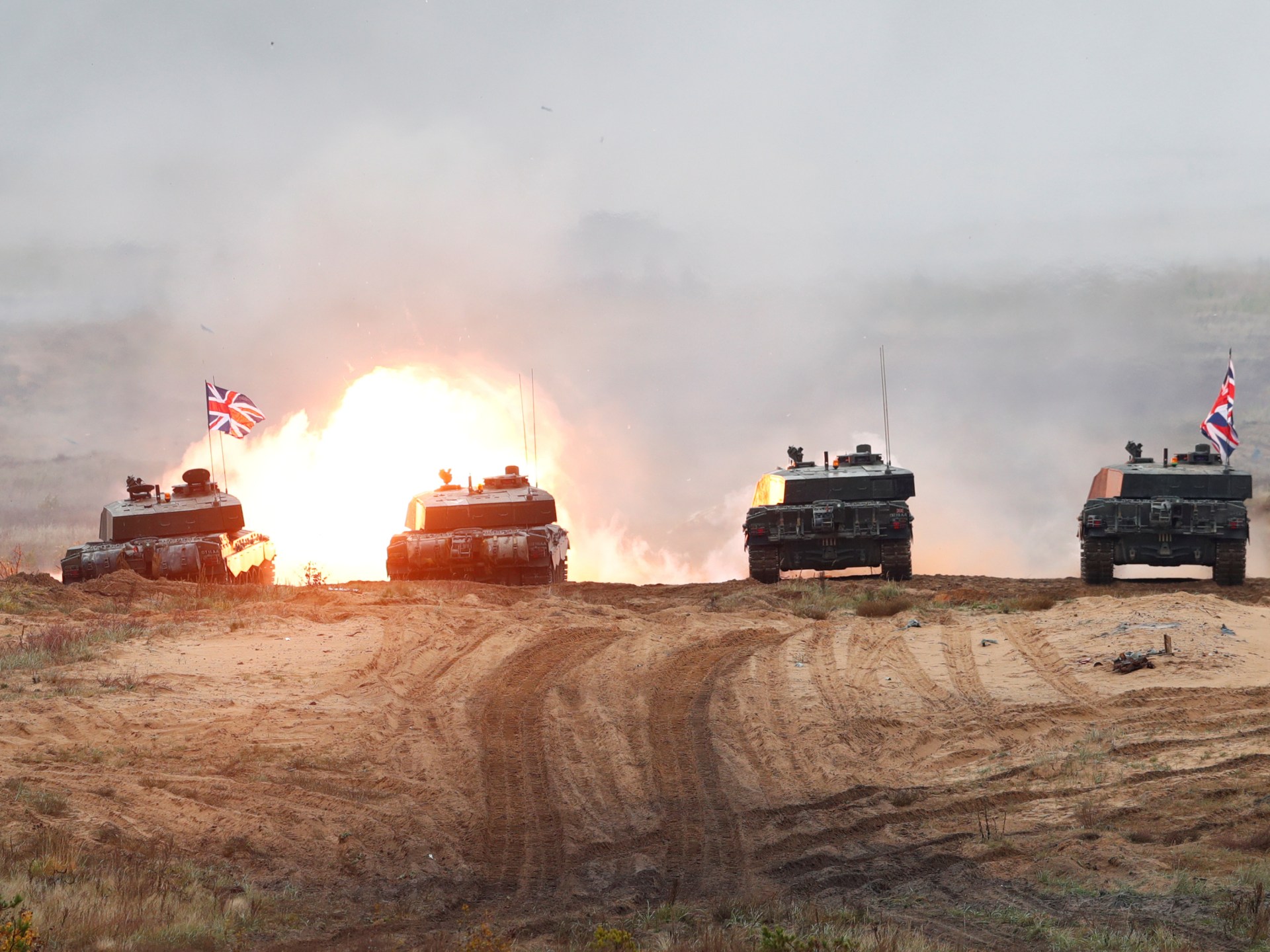 Il Regno Unito invia pesanti carri armati in Ucraina |  Notizie della guerra tra Russia e Ucraina