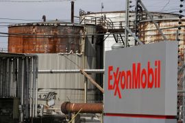 FILE PHOTO: A view of the Exxon Mobil refinery in Baytown, Texas [Jessica Rinaldi/Reuters]