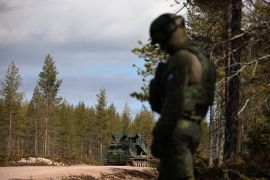 Case centred on a 2017 investigative report by Helsingin Sanomat that divulged 10-year-old data on an intelligence unit of the Finnish defence forces [File: Stoyan Nenov/Reuters]