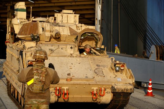 US Army Bradley Fighting Vehicle