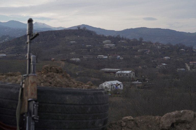 A village in the Nagorno-Karabakh region