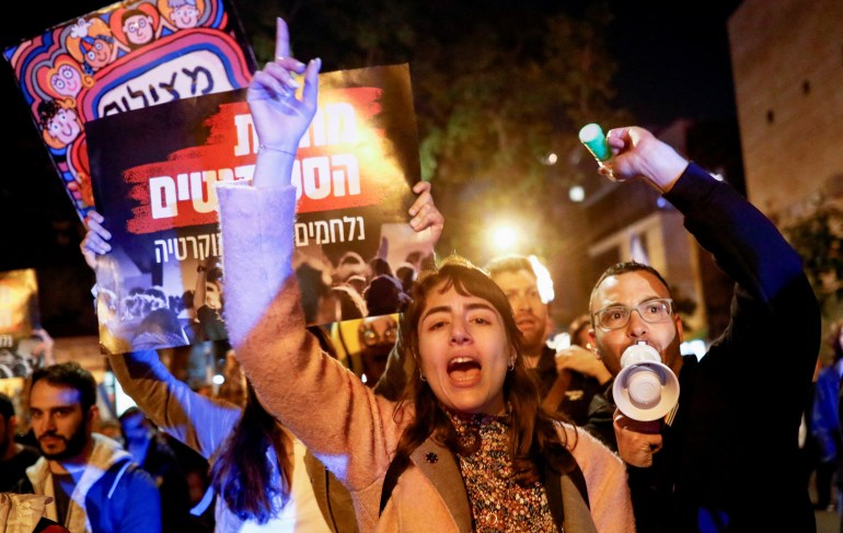 Israelis are protesting against Prime Minister Benjamin Netanyahu's new coalition and its proposed judicial reforms.