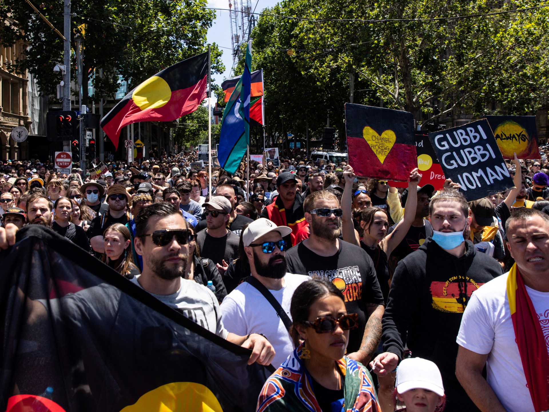 Thousands protest ‘invasion’ as Australia marks national day