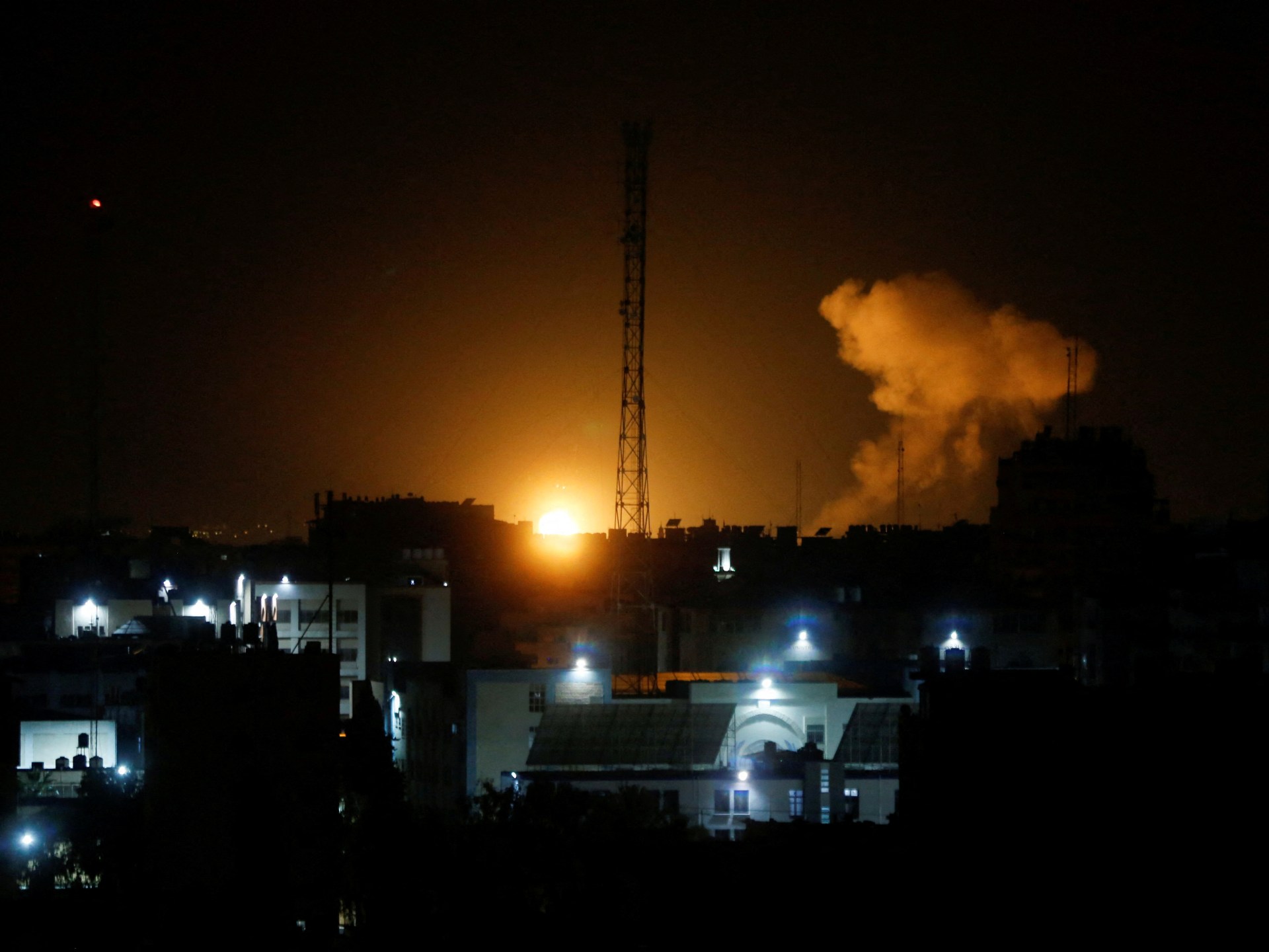 ضربت الضربات الجوية الإسرائيلية غزة خوفا من التصعيد بعد الغارة في جنين  أخبار الصراع الإسرائيلي الفلسطيني